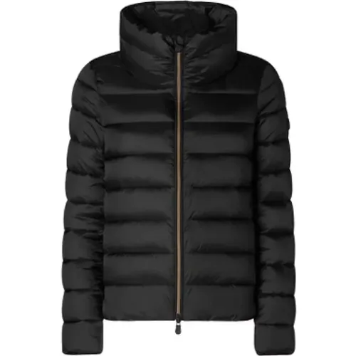 Glänzende Nylon Steppjacke , Damen, Größe: S - Save The Duck - Modalova