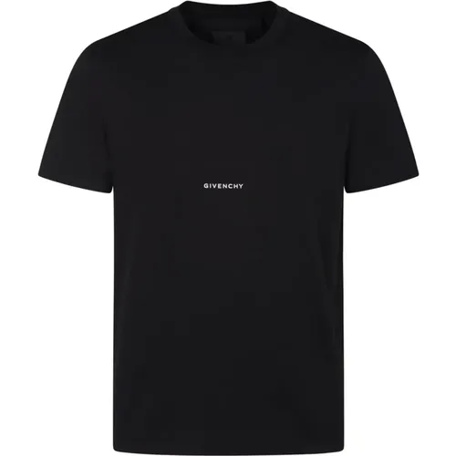 Slim Fit T-Shirt with Print , male, Sizes: M, L - Givenchy - Modalova