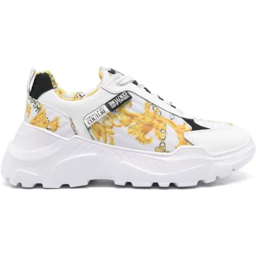 Weiße Sneakers für Männer Aw24 , Herren, Größe: 43 EU - Versace Jeans Couture - Modalova