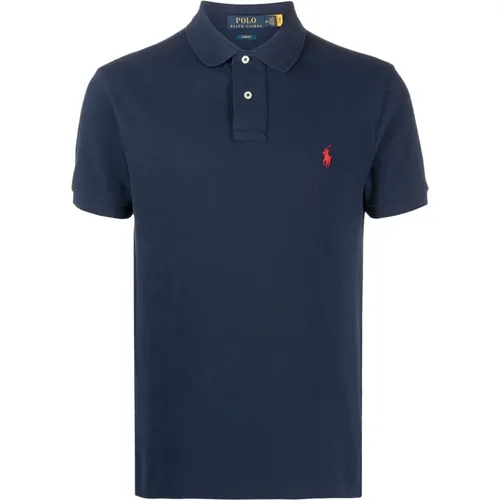 Navy Strickpullover , Herren, Größe: L - Ralph Lauren - Modalova