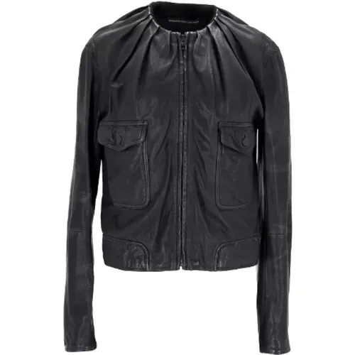 Pre-owned Leather outerwear , female, Sizes: S - Balenciaga Vintage - Modalova