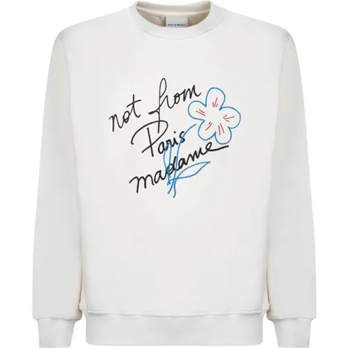 Sweatshirt Slogan Print French Terry , male, Sizes: L, S, M - Drole de Monsieur - Modalova