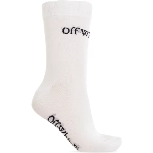 Baumwollsocken Off White - Off White - Modalova