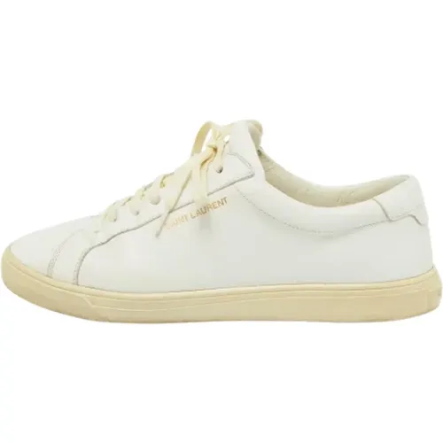 Pre-owned Leather sneakers , female, Sizes: 5 1/2 UK - Yves Saint Laurent Vintage - Modalova