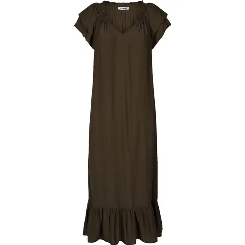 Sunrise Kleid Dark Army , Damen, Größe: XL - Co'Couture - Modalova