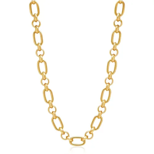 Womens Chunky T-Bar Chain , female, Sizes: S/M - Nialaya - Modalova