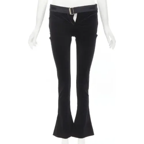 Pre-owned Velvet bottoms , female, Sizes: XS - Gucci Vintage - Modalova