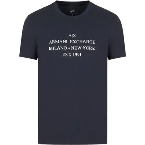 Classic Style T-Shirt , male, Sizes: XS - Armani Exchange - Modalova