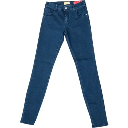 Dunkelblaue Denim Jeans , Damen, Größe: W24 - MET - Modalova