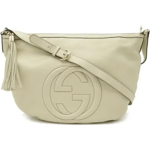 Pre-owned Leather Gucci Shoulder Bag , female, Sizes: ONE SIZE - Gucci Vintage - Modalova