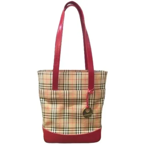 Pre-owned Stoff totes - Burberry Vintage - Modalova