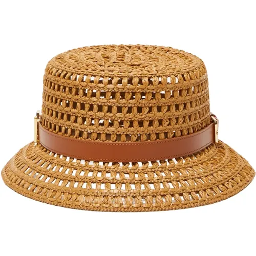 Uccio Cloche Hat with M Monogram , female, Sizes: 58 CM - Max Mara - Modalova