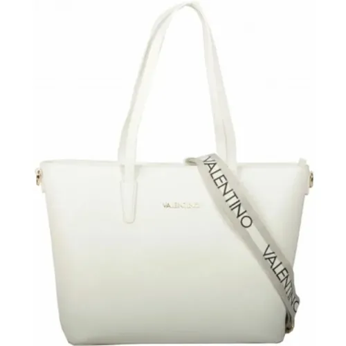 Weiße synthetische Damenhandtasche, Synthetische Damenhandtasche - Valentino by Mario Valentino - Modalova