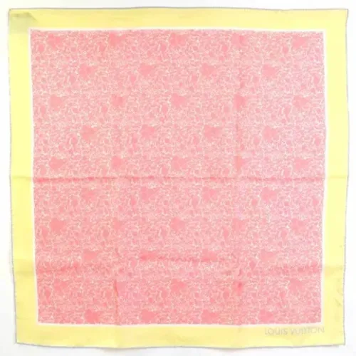 Pre-owned Silk scarves , female, Sizes: ONE SIZE - Louis Vuitton Vintage - Modalova