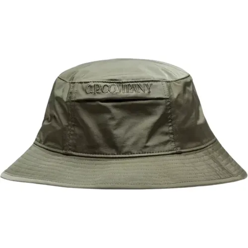 Bronze Grüner Eimer Hut , unisex, Größe: M - C.P. Company - Modalova