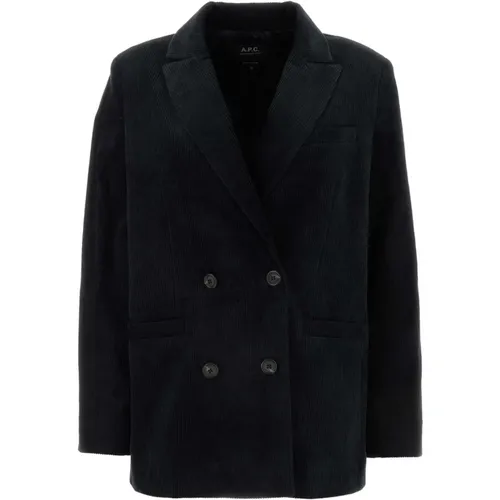 Corduroy Lucy Blazer , Damen, Größe: S - A.P.C. - Modalova