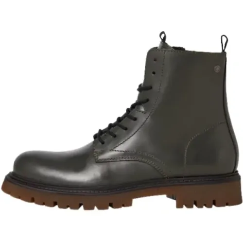 Leather Boot - Jfwdixon SN , male, Sizes: 7 UK, 9 UK - jack & jones - Modalova