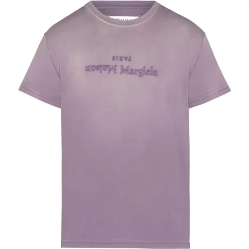 Logo Print Cotton T-Shirt , female, Sizes: M - Maison Margiela - Modalova