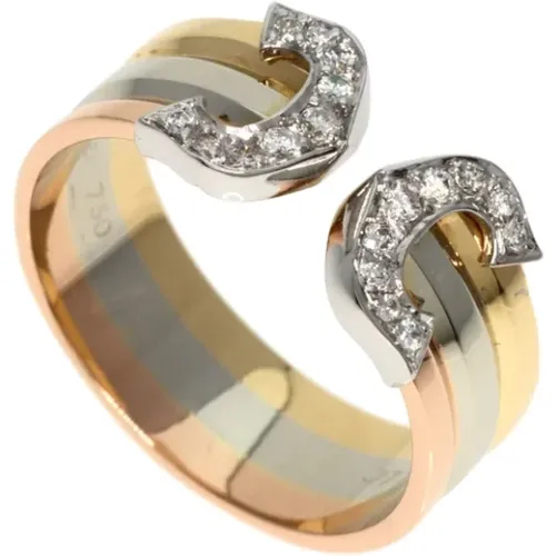 Pre-owned Rose Gold rings , female, Sizes: ONE SIZE - Cartier Vintage - Modalova