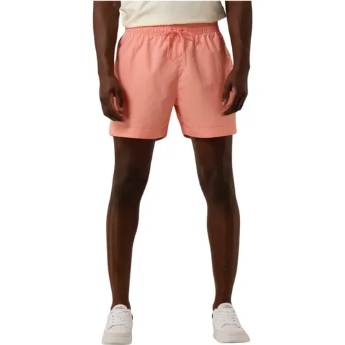 Herren Badehose Kordelzug Rosa,Schwarze Badehose Kordelzug,Herren Badehose Kordelzug Marineblau,Beachwear - Tommy Hilfiger - Modalova