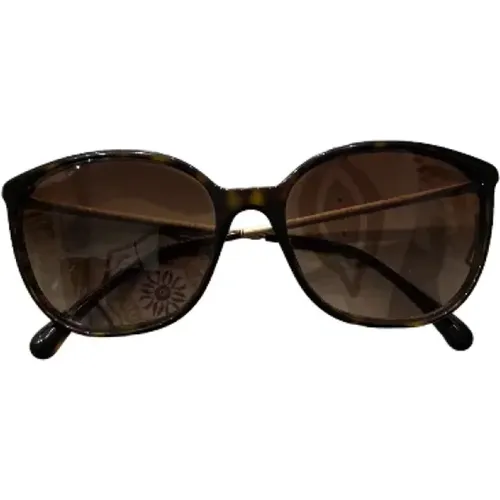 Pre-owned Black Plastic Sunglasses , unisex, Sizes: ONE SIZE - Chanel Vintage - Modalova
