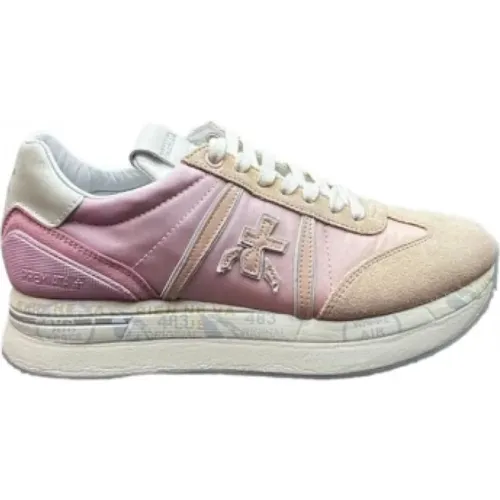 Sunset Gradient Pink Conny Sneakers , Damen, Größe: 38 EU - Premiata - Modalova