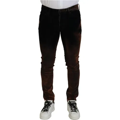 Braune Skinny Denim Jeans Dsquared2 - Dsquared2 - Modalova