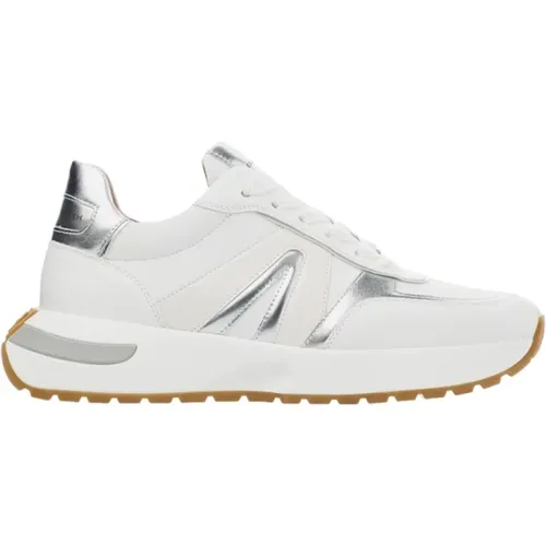 White Silver Runner Sneakers , female, Sizes: 2 UK, 7 UK, 4 UK, 6 UK, 5 UK - Alexander Smith - Modalova