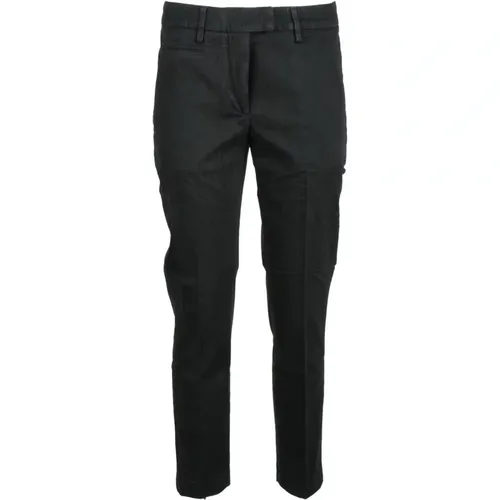 Cotton Elastane Pants , female, Sizes: W26, W24, W27, W30 - Dondup - Modalova