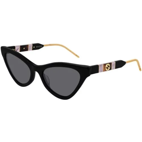 Gg0597S 001 , female, Sizes: 55 MM - Gucci - Modalova