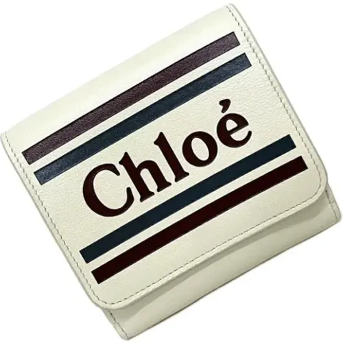 Pre-owned Leather wallets , female, Sizes: ONE SIZE - Chloé Pre-owned - Modalova