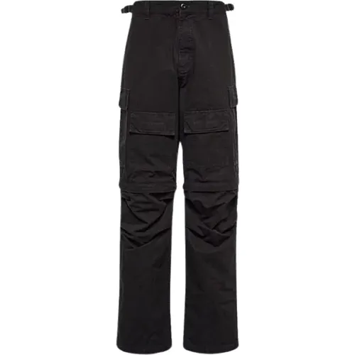 Schwarze Baggy Tailored Wollhose - Balenciaga - Modalova