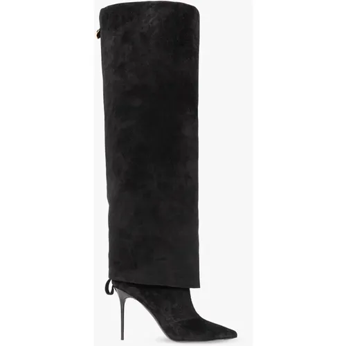 ‘Ariel’ heeled boots , female, Sizes: 4 UK, 6 UK, 4 1/2 UK - Balmain - Modalova