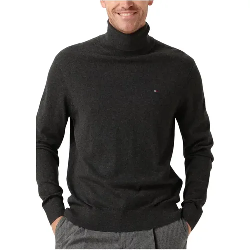 Kaschmir Rollkragenpullover , Herren, Größe: L - Tommy Hilfiger - Modalova