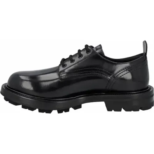 Leather flats , male, Sizes: 6 UK, 10 UK, 9 UK - alexander mcqueen - Modalova