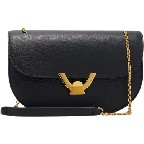 Grained Leather Handbag in , female, Sizes: ONE SIZE - Coccinelle - Modalova