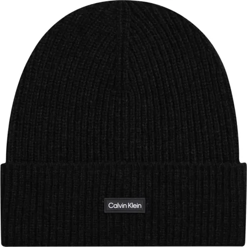 Adult Beanie , male, Sizes: ONE SIZE - Calvin Klein - Modalova