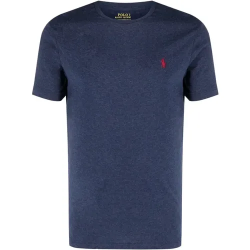 Navy Heather Spring Tee , male, Sizes: S, M, XL, L - Ralph Lauren - Modalova