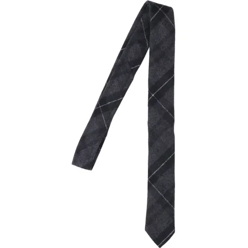 Graue Krawatten für Herren , Herren, Größe: ONE Size - Thom Browne - Modalova