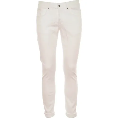 Moderne Weiße Skinny Jeans , Herren, Größe: W35 - Dondup - Modalova