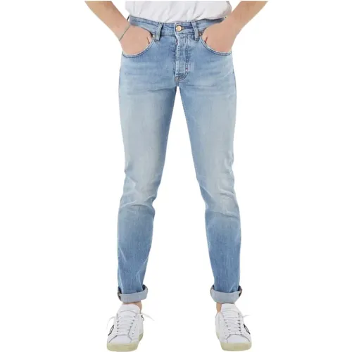 Slim-Fit Denim Jeans , Herren, Größe: W33 - Don The Fuller - Modalova