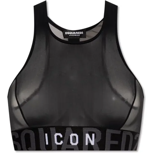 Sport-BH , Damen, Größe: M - Dsquared2 - Modalova