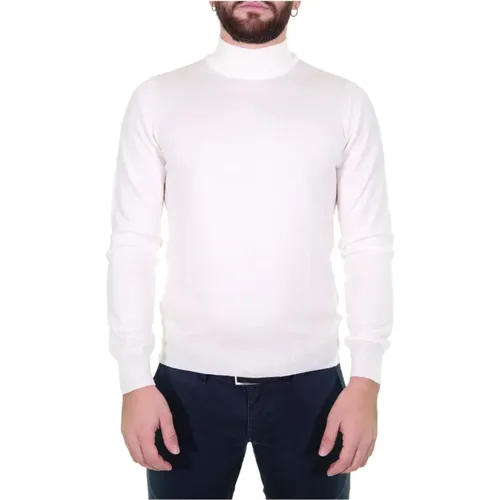 Creme Pullover für Männer , Herren, Größe: XL - Gran Sasso - Modalova