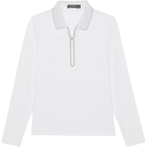 Featherweight Sleeve Zip Polo Shirt , female, Sizes: S, M, XS - G/Fore - Modalova
