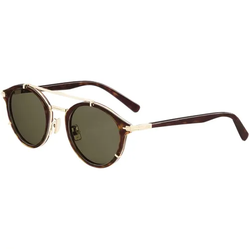 Black Suit Sunglasses with Green Lenses , unisex, Sizes: 50 MM - Dior - Modalova