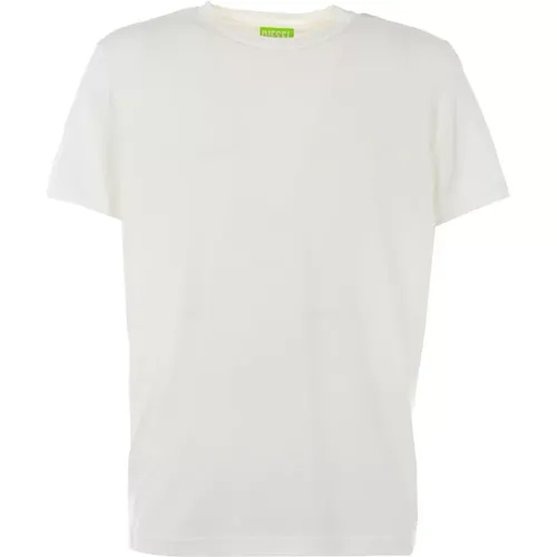 Weißes Baumwoll-T-Shirt für Männer , Herren, Größe: XS - Diesel - Modalova