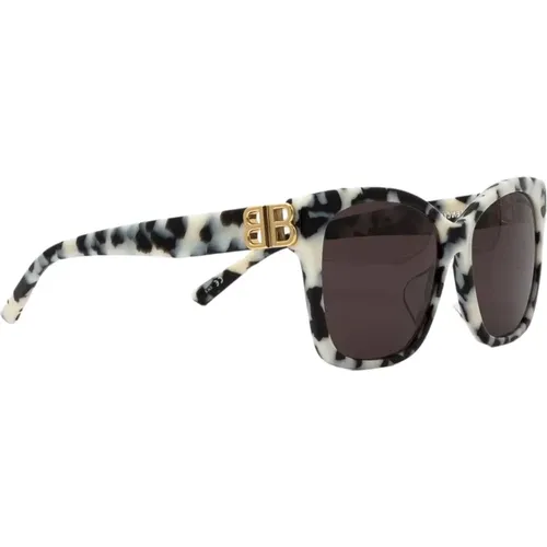 Schmetterling Sonnenbrille Schwarz Weiß Acetat,Sunglasses - Balenciaga - Modalova