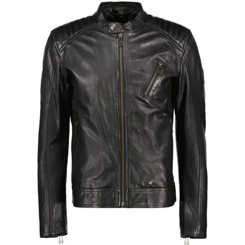 Stilvolle Lederjacke Belstaff - Belstaff - Modalova