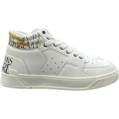 Bianca Sneakers with Logo Print - Size 42 , male, Sizes: 10 UK - Versace Jeans Couture - Modalova