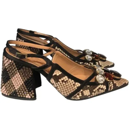Pre-owned Leather heels , female, Sizes: 6 UK - Marni Pre-owned - Modalova